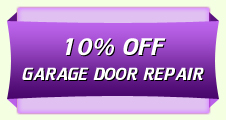 10% off garage door repair